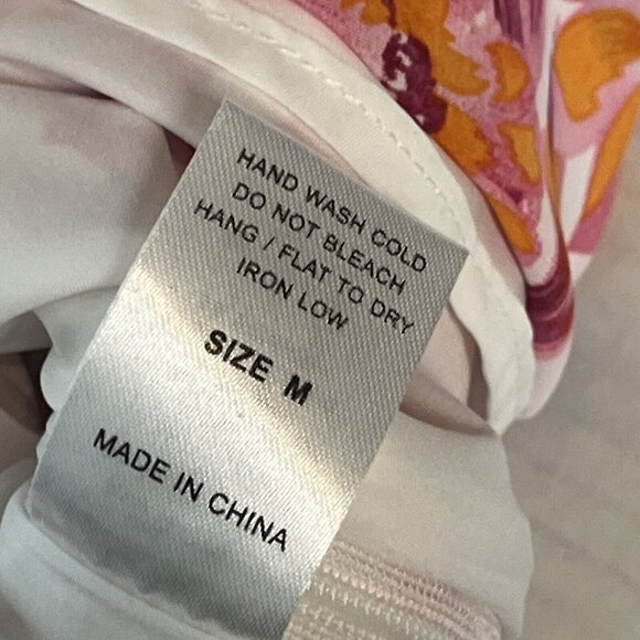 Acoa Dress Womens M Satin Floral Halter‎ Open Back Maxi Asymmetrical Vacation - Picture 11 of 11